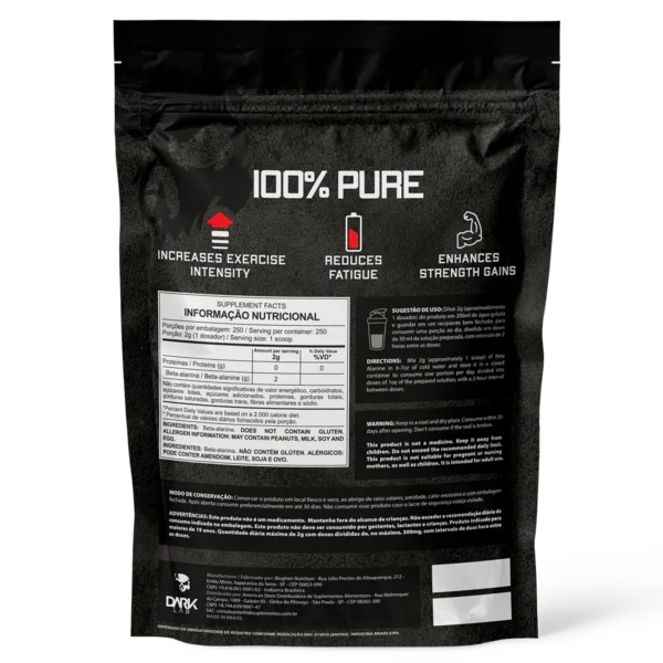 Beta Alanina Refil 500g – Dark Lab - Imagem 5