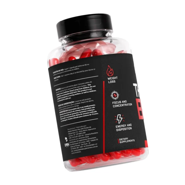 Termogenico 120 Capsulas Therma Burn 120 Caps Dark Lab com Cafeina - Imagem 4