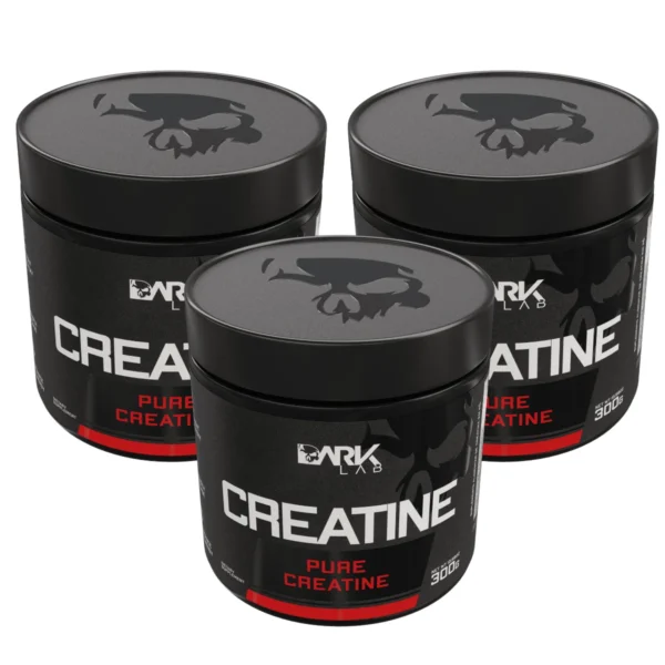 Kit 3 creatinas 100% puras 300g Dark Lab