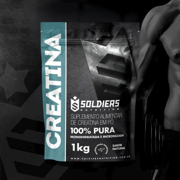 Creatina Monohidratada 1Kg-Importada Pura 100%-Soldiers Nutrition - Imagem 2