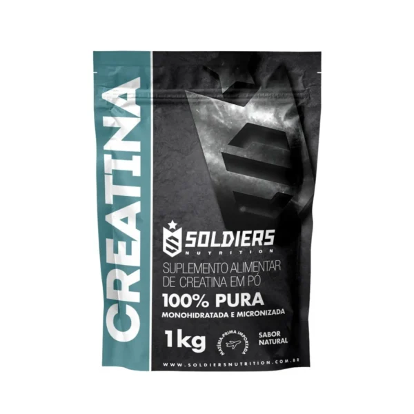 Creatina Monohidratada 1Kg-Importada Pura 100%-Soldiers Nutrition