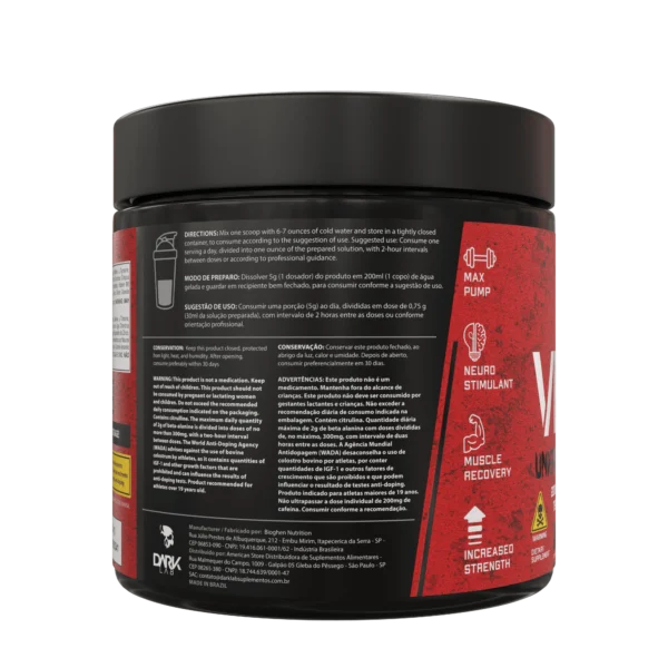Pré-Treino Venom 300g Underground – Dark Lab - Imagem 4