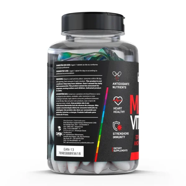 Multivitamínico 60 Cápsulas-Dark Lab - Imagem 3