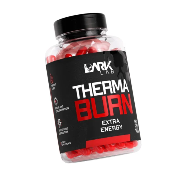 Termogenico 120 Capsulas Therma Burn 120 Caps Dark Lab com Cafeina - Imagem 3
