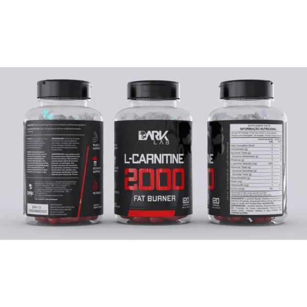 Kit com 3x L-Carnitina 2000 Fat Burn (360 cápsulas) - Imagem 2