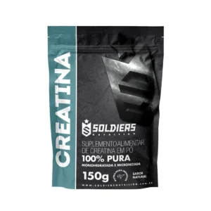 Creatina Monohidratada Importada 150g Pure 100% Soldiers Nutrition