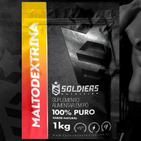 1 Kg Maltodextrina-Importado Puro 100%-Soldiers Nutrition - Imagem 2