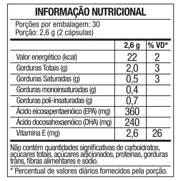 Omega 3 - 60 Caps - 1000mg (MEG 3) - Soldiers Nutrition - Imagem 3