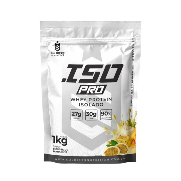 ISO PRO Whey Protein Isolado 1kg - Soldiers Nutrition - Imagem 4