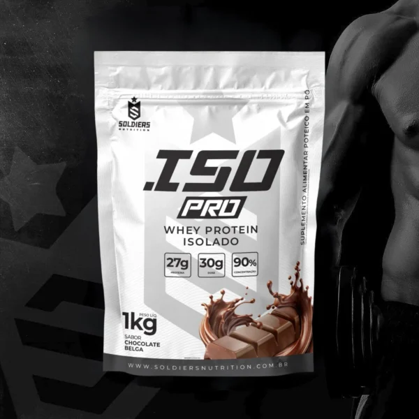 ISO PRO Whey Protein Isolado 1kg - Soldiers Nutrition - Imagem 2