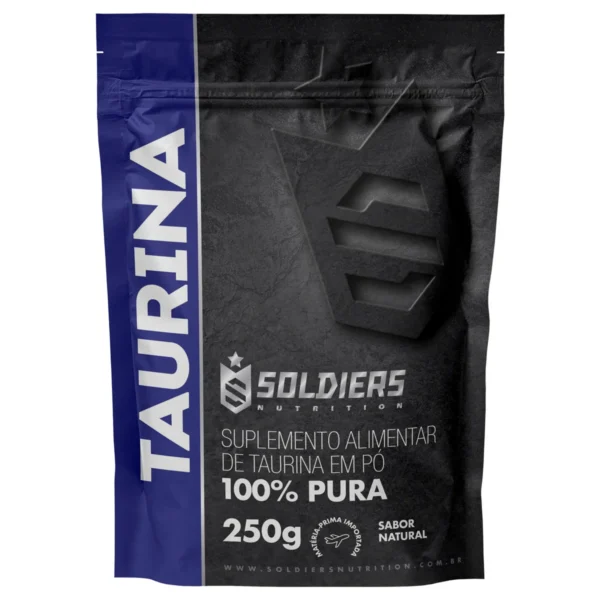 L-Taurina 250g-Pura 100% Importada-Soldiers Nutrition