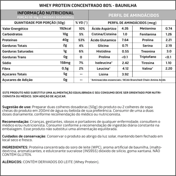 Elite Pro Whey Protein Concentrado 80% - 1kg - Soldiers Nutrition - Imagem 3