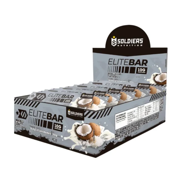 Barra de Proteína Elitebar 30g CX 12 UN-Soldiers Nutrition - Imagem 8