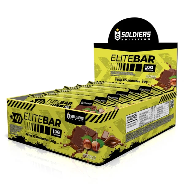 Barra de Proteína Elitebar 30g CX 12 UN-Soldiers Nutrition - Imagem 5