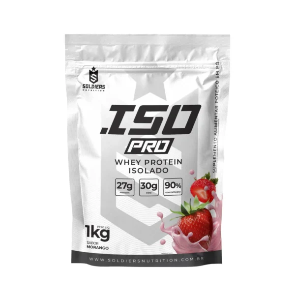 ISO PRO Whey Protein Isolado 1kg - Soldiers Nutrition - Imagem 6