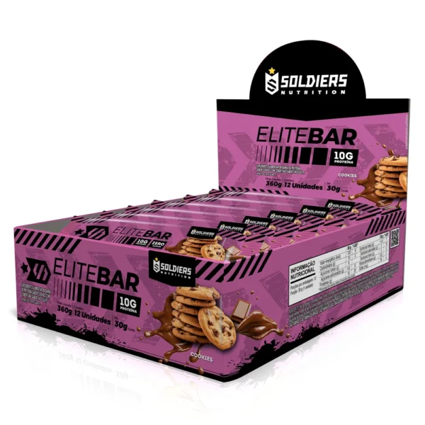 Barra de Proteína Elitebar 30g CX 12 UN-Soldiers Nutrition - Imagem 7