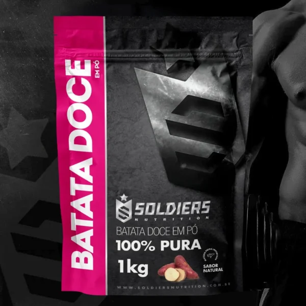 Batata Doce Desidratada 1Kg-Pura 100%-Soldiers Nutrition - Imagem 2