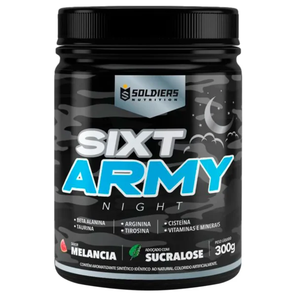 Pre-Treino Sixt Army Nigth 300g - Soldiers Nutrition