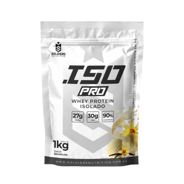 ISO PRO Whey Protein Isolado 1kg - Soldiers Nutrition - Imagem 5